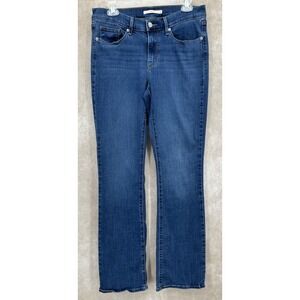 Levi's Classic Bootcut Jeans Women Size 6 W28 L34 Medium Wash Stretch Denim